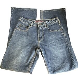 Silver Jeans Co‎ Womens Bootcut Jeans Medium Wash Size 2834 Western Glove Works